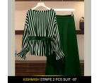 Kishmish Stripe 2 Pcs Suit -07